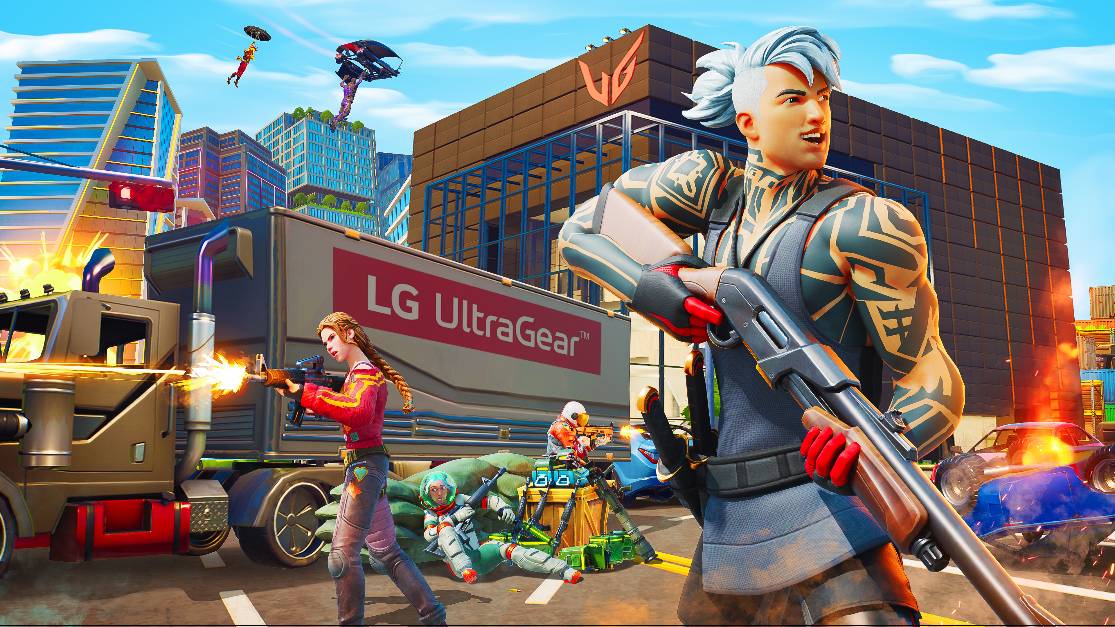 LG APRE ULTRACITY, NUOVA MAPPA ULTRAGEAR A FORTNITE
